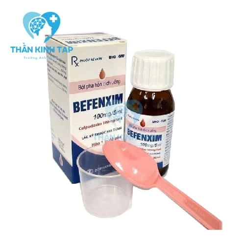 Befenxim 100mg/5ml - Điều trị viêm, nhiễm khuẩn